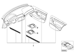 51417830180 - Retrofitting / Conversion / Accessories: Set of Decorative Strips, Aluminium for BMW Image