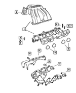 53013533AA - : Throttle Body To Intake Gasket for Mopar Image