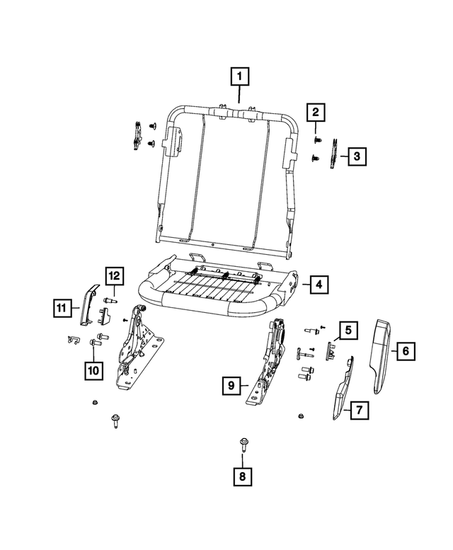 « 68003200AA – Interior Trim : A Emboîter Goupille pour Mopar Image »