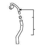 282502S300 - Engine: Water Inlet Tube for Hyundai Image