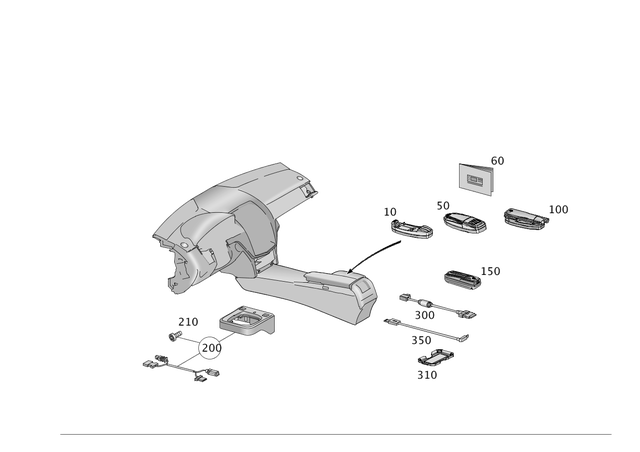 2468200000 - Electrics and Function: Mount for Mercedes-Benz: B Electric Drive, B250e, C250, C300, C350, C63 AMG, CLS400, CLS550, CLS63 AMG, CLS63 AMG S, E250, E350, E400, E550, E63 AMG, E63 AMG S, GLA250, GLE300d, GLE350, GLE400, GLE43 AMG, GLE450 AMG, GLE550e, GLE63 AMG, GLE63 AMG S, GLK250, GLK350, ML250, ML350, ML400, ML550, ML63 AMG, SL400, SL450, SL550, SL63 AMG, SL65 AMG, SLC300, SLC43 AMG, SLK250, SLK300, SLK350, SLK55 AMG Image