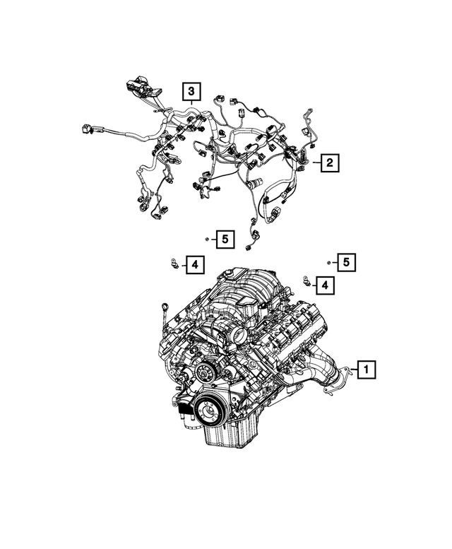 68333794AC - : Engine Wiring for Mopar Image