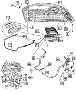 4673837AC - Doors, Door Mirrors and Related Parts: Tape, Right for Mopar Image