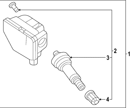 Tire Pressure Monitor Components for 2025 Nissan ARIYA #0