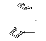 58144N7100 - Brakes: Brake Pads Hardware Kit for Kia: Sportage Image