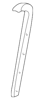 84162S04000ZA - Body: Center Pillar Trim for Honda: Civic Image