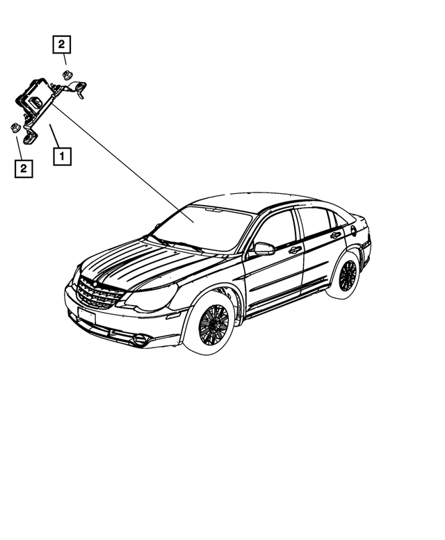 56029483AA - Electrical: Dynamics Sensor for Mopar Image image