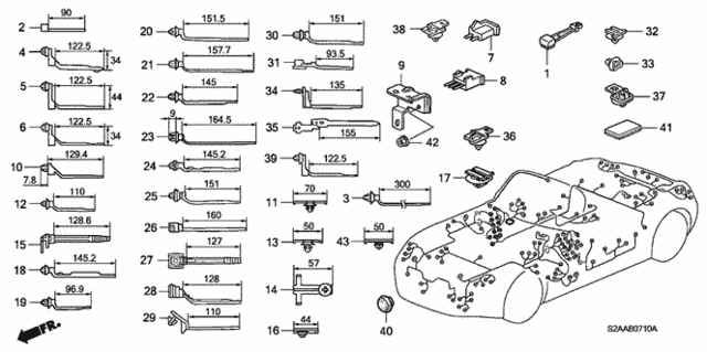 Harness Band - Bracket for 2008 Honda S2000 #0