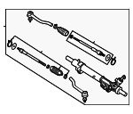 490013TA0D - Steering: Steering Gear for Nissan: Altima Image