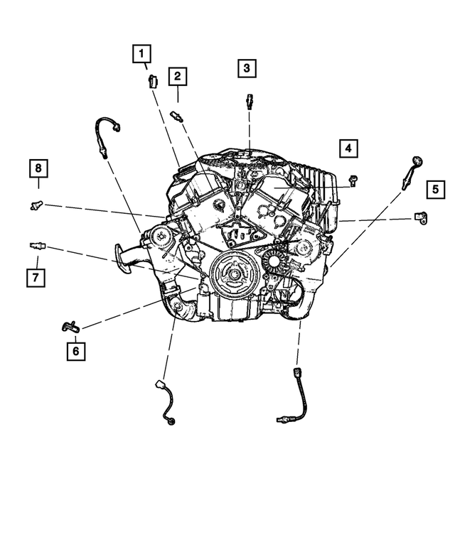 56028562AB - Electrical: Map Sensor for Mopar Image
