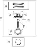 4663664 - 4.0L Gas; Engine: Piston Pin Ring for Mopar Image image