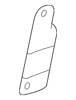 C2D39191 - : Front Bracket for Jaguar: XJ, XJR, XJR575 Image