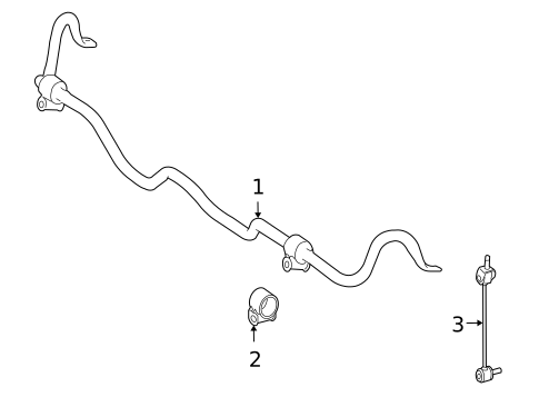 Stabilizer Bar & Components for 2009 Mercedes-Benz CL63 AMG #0