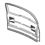10350274 - Body: Gate Trim Panel for Chevrolet: Venture | Oldsmobile: Silhouette | Pontiac: Montana, Trans Sport Image