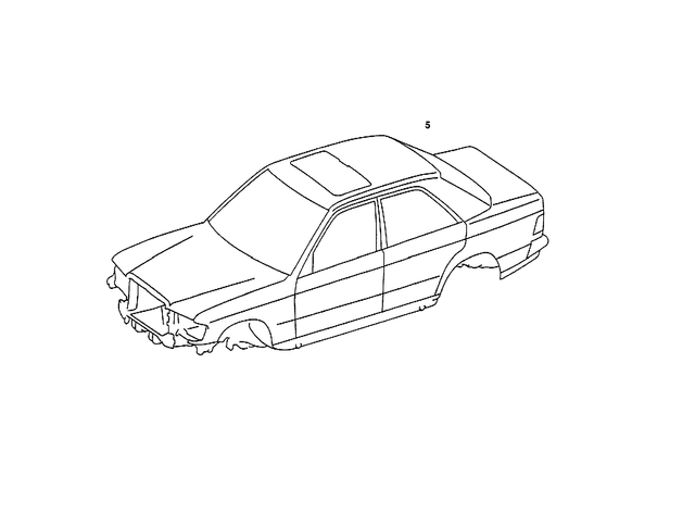 2016002007 - Body in White: Body Shell for Mercedes-Benz: 190E Image image