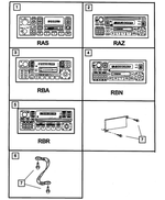56038933AB - Instrument Panel and Radios and Consoles: Am/fm Cassette Radio for Mopar Image