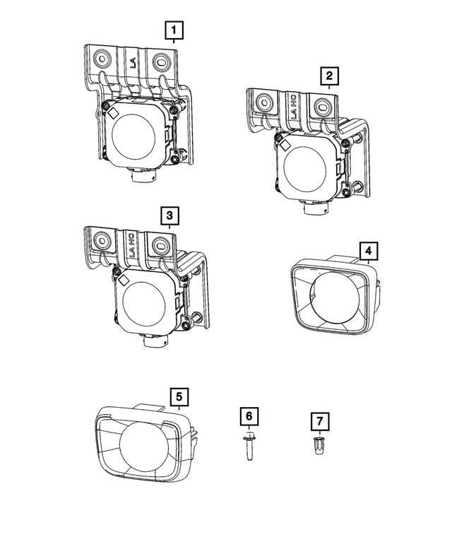 4672763AC - Electrical: Adaptive Speed Control Module Sensor And Bracket for Mopar Image image