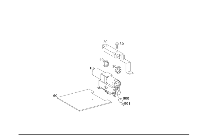 9912198 - Vacuum System/Hydraulic System: Clamp for Mercedes-Benz Image image