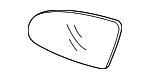 87611A8100 - : Mirror Glass for Kia: Optima Image