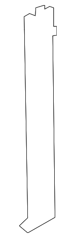 17118632121 - Cooling System: Side Cover for BMW: 750i, 750i xDrive, M5, M550i xDrive, M760i xDrive, M8, M8 Gran Coupe, M850i xDrive, M850i xDrive Gran Coupe Image