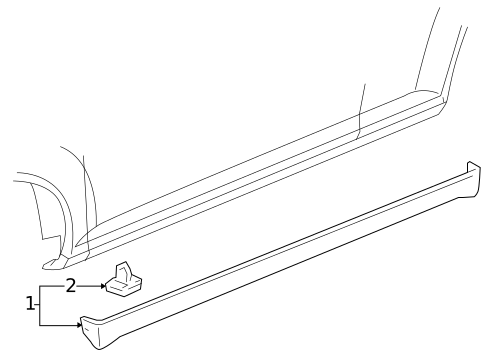 Exterior Trim - Pillars for 2006 Chevrolet Cobalt #0