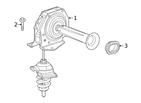 Spare Tire Carrier for 2022 Jeep Gladiator #0