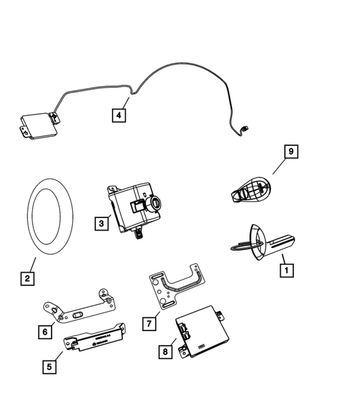 Modules and Engine Controllers for 2010 Chrysler Town & Country #1