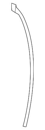 6789630040 - Body: Front Weather-strip for Lexus: GS F, GS Turbo, GS200t, GS300, GS350, GS450h Image