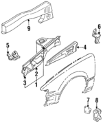 7489860A00 - : Tow Hook for Nissan Image