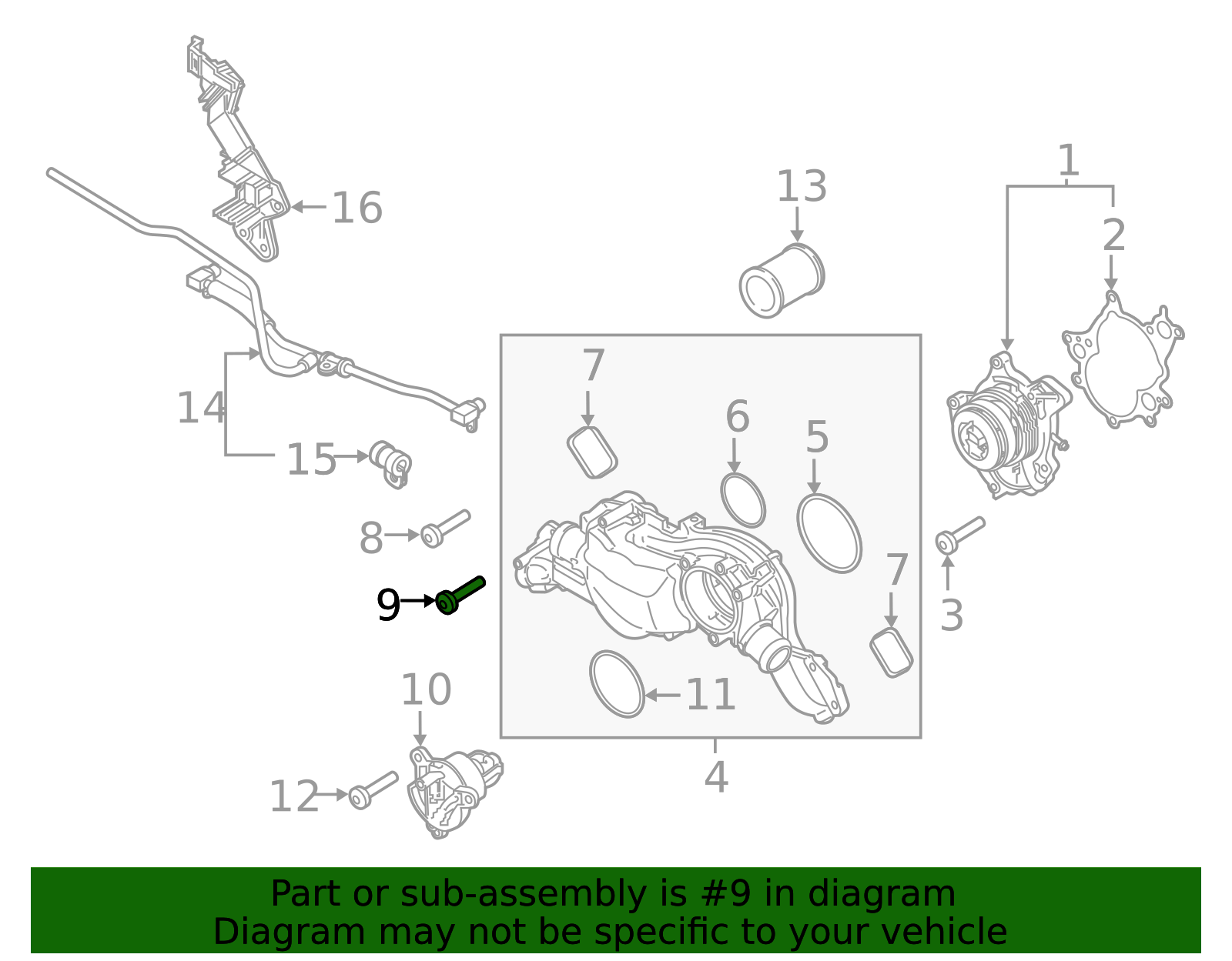 Housing Bolt - Porsche (N-105-821-03)