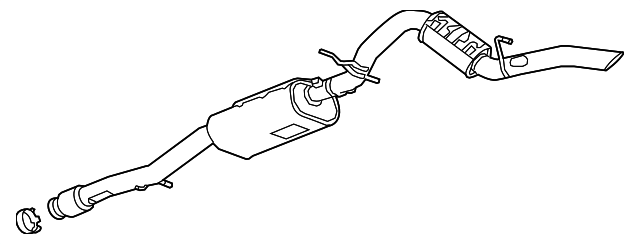 2014-2018 GM F Muffler 85052292 | Capital Chevy Parts