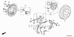43171S84A01 - Chassis: SPRING A, BRAKE for Honda Image