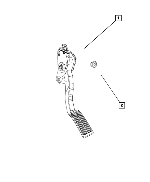 Accelerator Pedal for 2007 Jeep Wrangler #0