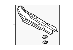 5Q0825661BS - Body: Floor Pan Heat Shield for Volkswagen Image