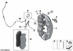 34117852119 - : Caliper Housing Left for BMW Image
