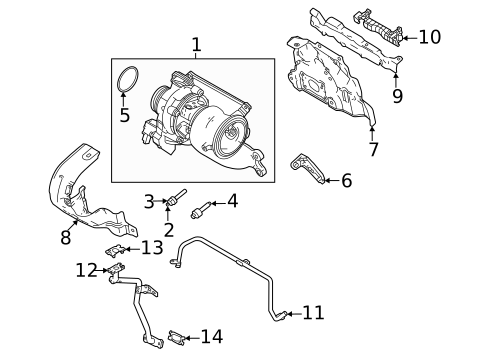 Turbocharger & Components for 2007 Volvo V50 #0