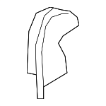 88393EZ04A - Body: Lock Cover for Nissan: TITAN, TITAN XD Image