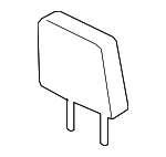 86430EZ59C - Body: Headrest for Nissan: TITAN, TITAN XD Image