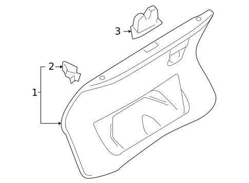 Interior Trim - Trunk for 2006 Audi A6 Quattro #0