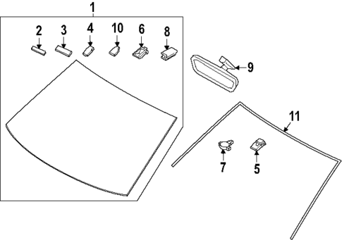 Lane Departure Warning for 2024 Hyundai Kona Electric #0