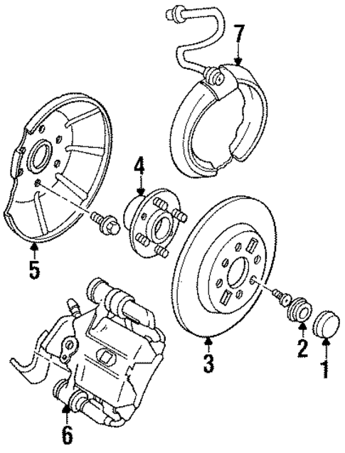 Front Brakes for 1992 Ford Escort #1