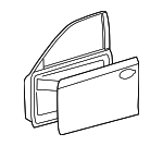 6700230A31 - Body: Door Shell for Lexus: GS F, GS Turbo, GS200t, GS300, GS350, GS450h Image