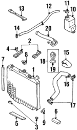 8971318842 - : Thermostat Housing for Honda: Passport Image