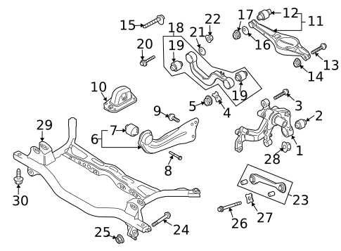 Rear Suspension for 2015 Volkswagen Golf #30