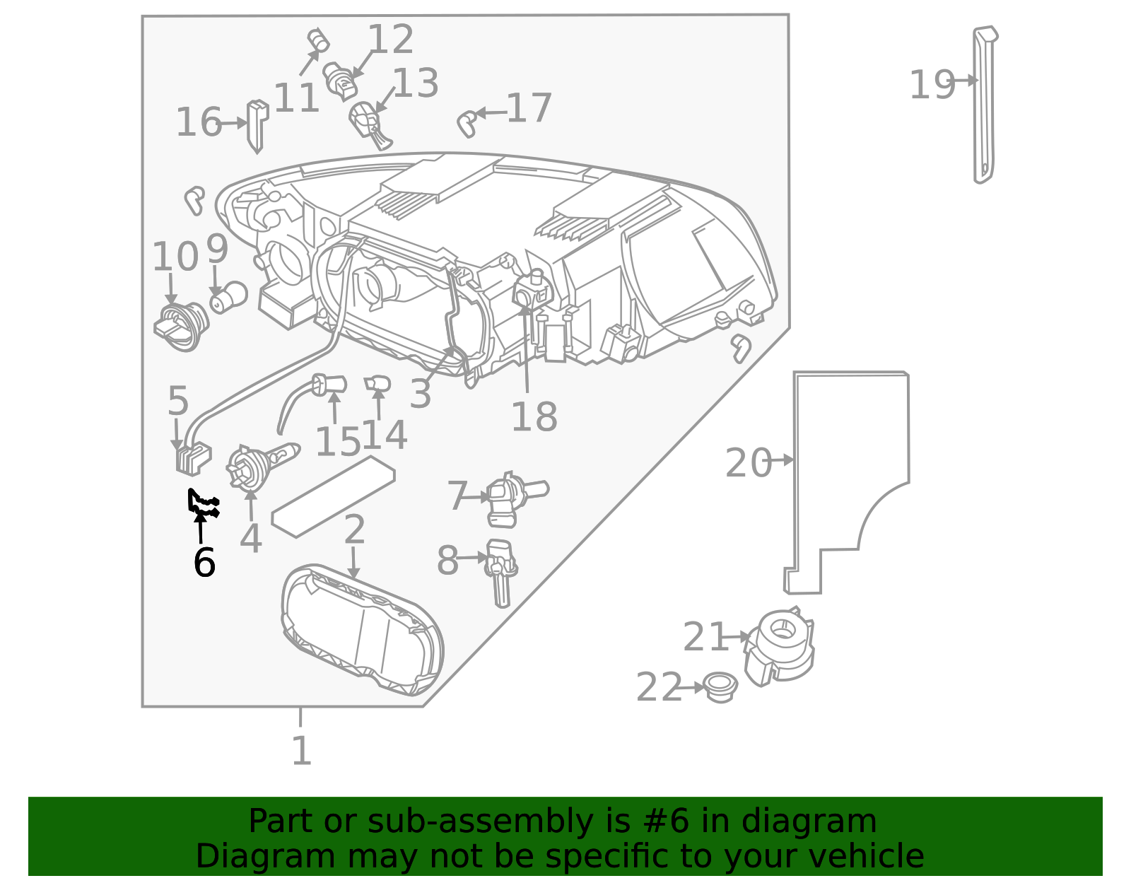 Bulb Spring Parts 2004-2010 Volvo Low Beam Bulb Spring 30655966 | OEM Parts Online