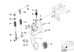 35311158659 - Pedals: Clutch Pedal for BMW Image