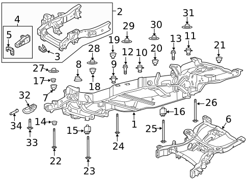 Frame & Components for 2023 Lincoln Navigator #0