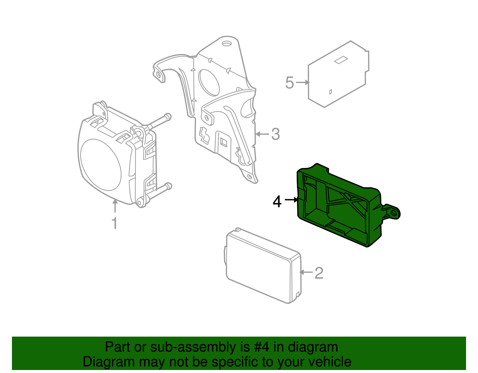 Sensor Holder - BMW (66316774678)