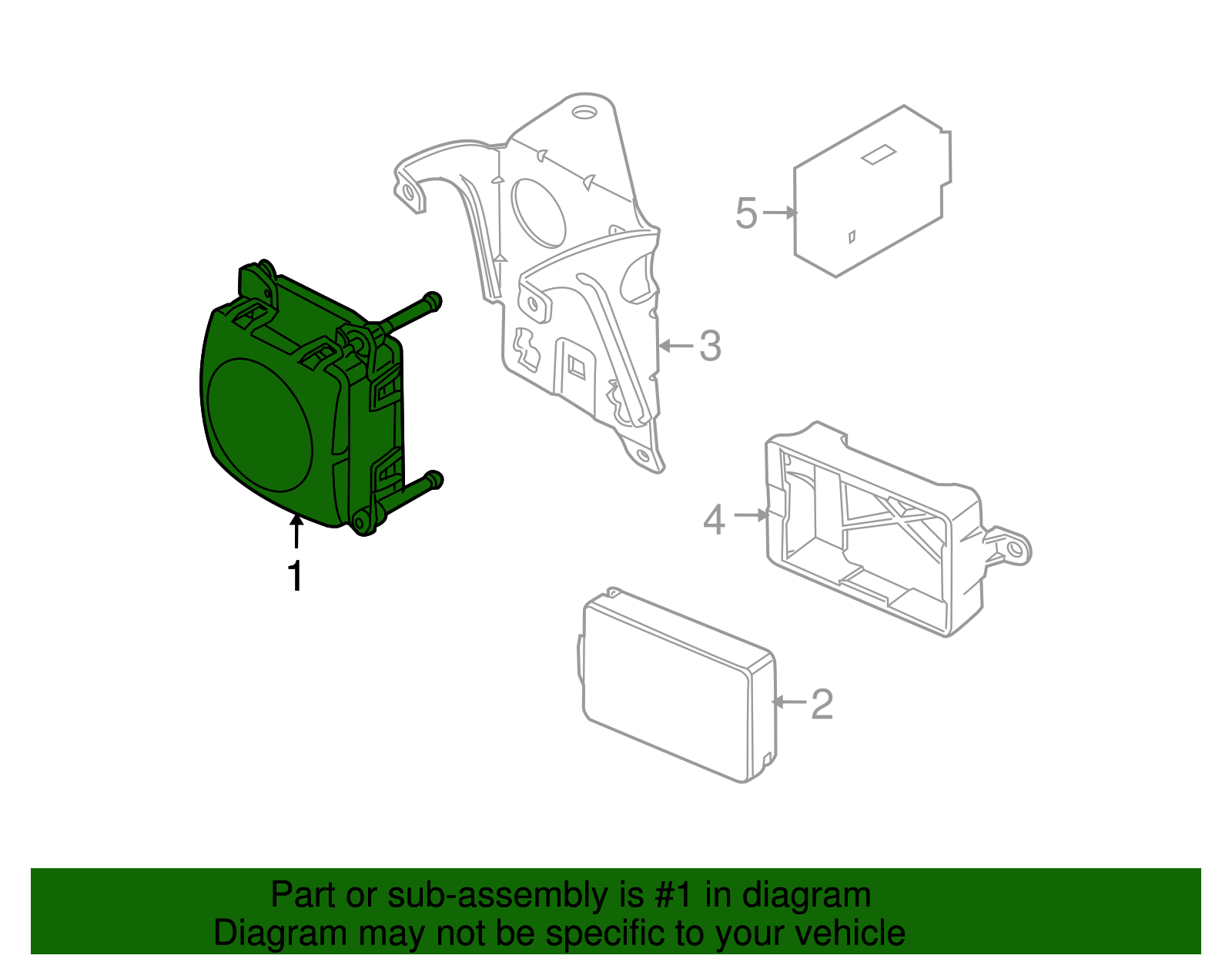 Distance Sensor - BMW (66316781590)