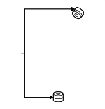 57101TA0003 - Electrical: Mount Bracket Insulator for Honda: Accord, Accord Crosstour, Civic, CR-Z, Crosstour, Fit, HR-V, Odyssey, Pilot Image